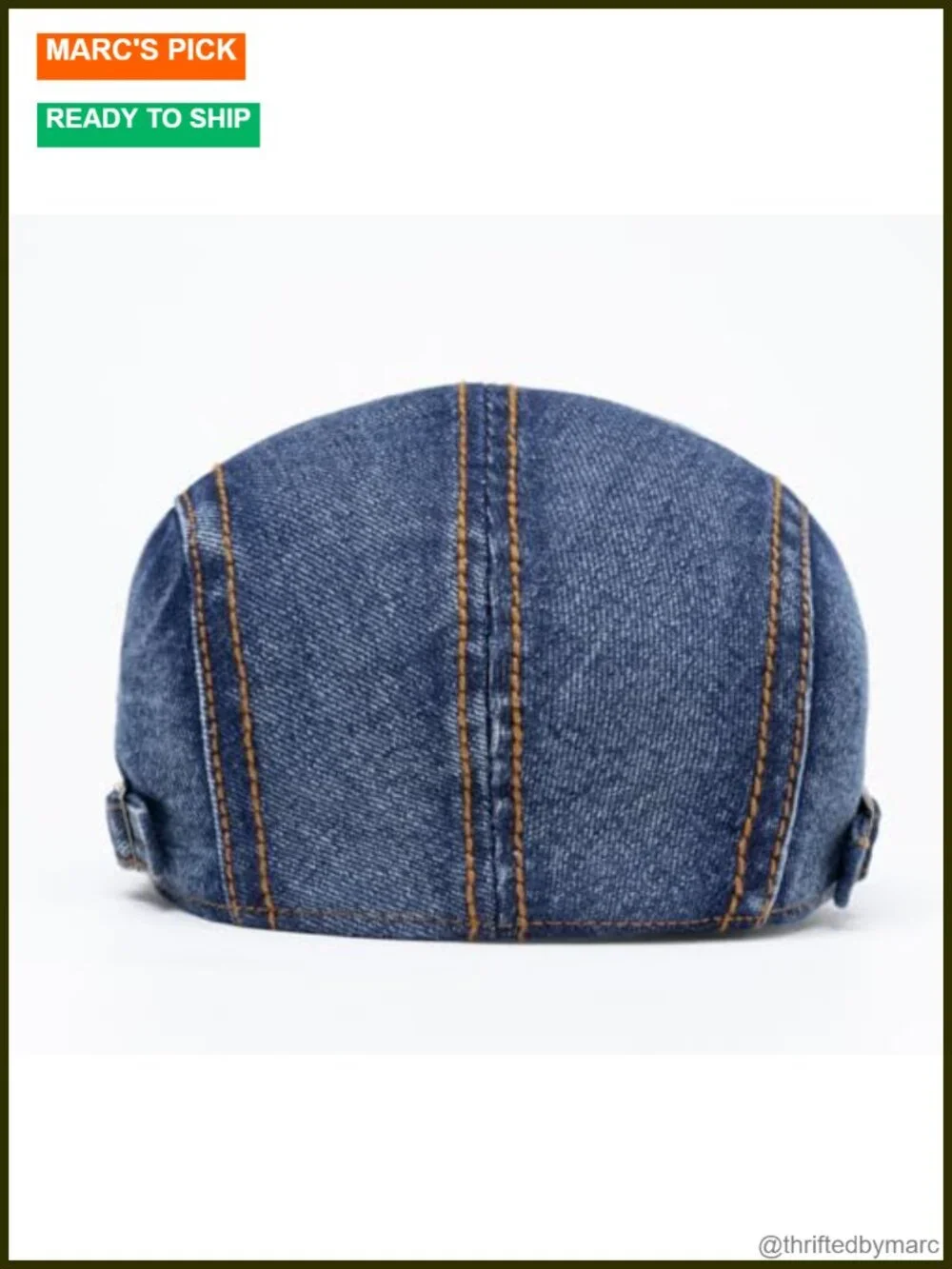 Men's Cotton Newsboy Cap Adjustable Ivy Golf Cabbie Driving Hat